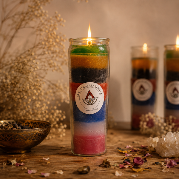 Veladora Ritualizada 7 Potencias