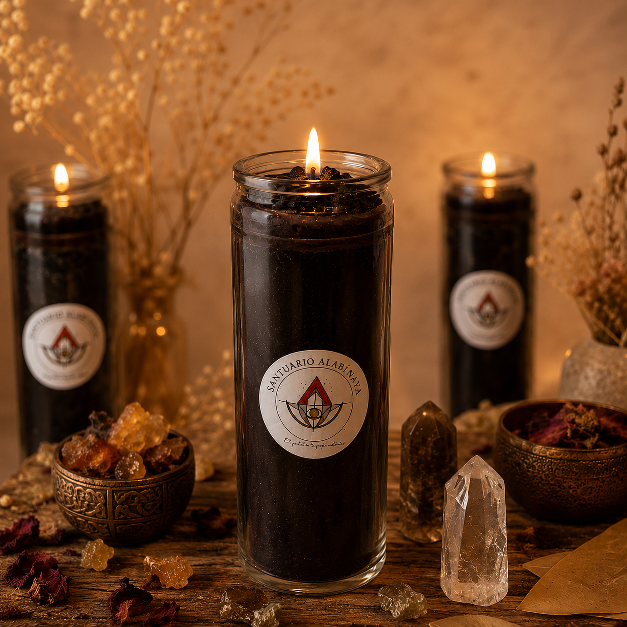 Veladora Ritualizada Manto Sagrado
